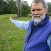 Gordon Briscoe at the site of the dormitory, Mulgoa Aboriginal Childrens Home, 2008 